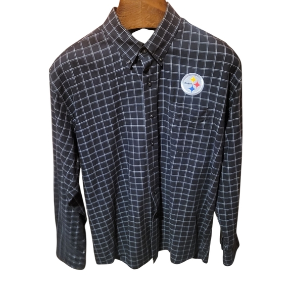 Cutter & Buck Pittsburg Steelers Men's Shirt NFL Football Button Down Size Large - Picture 1 of 5